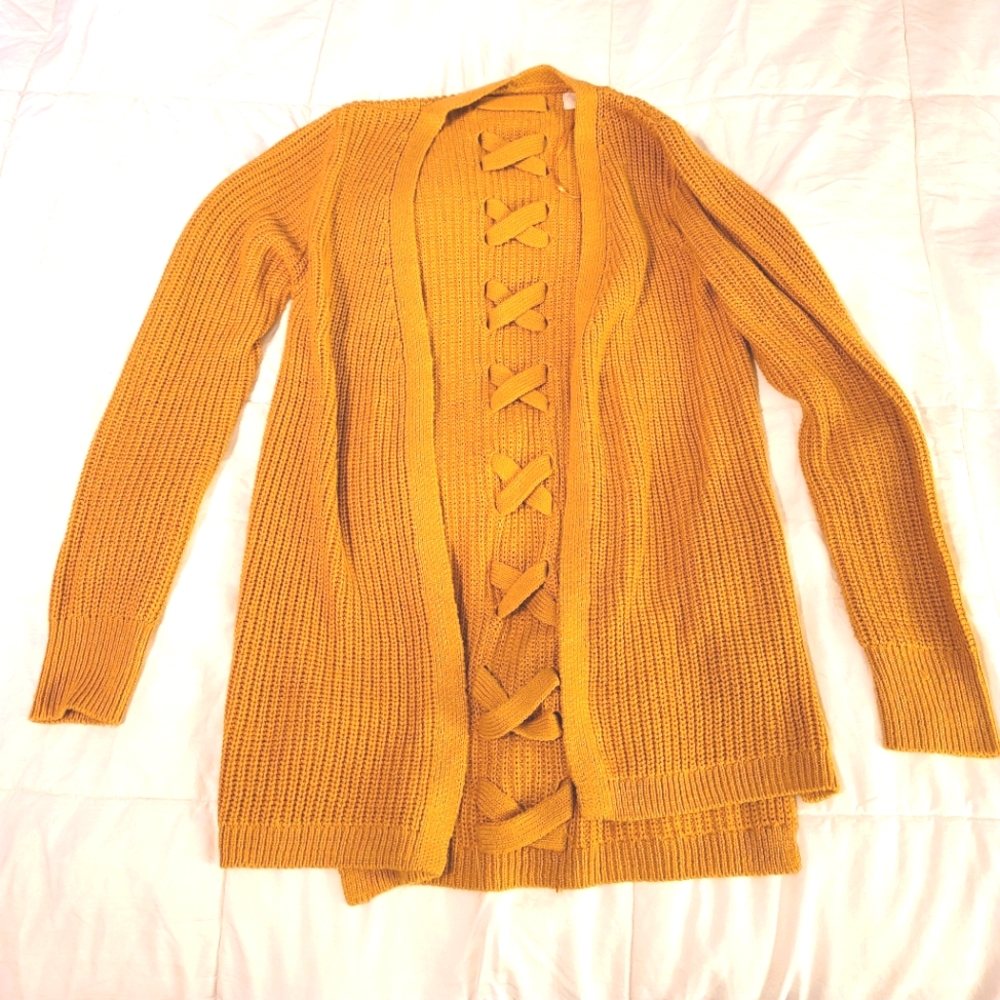 Mustard Cardigan